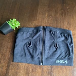 Medela Hands Free Pumping Zip Up Bustier Size Medium